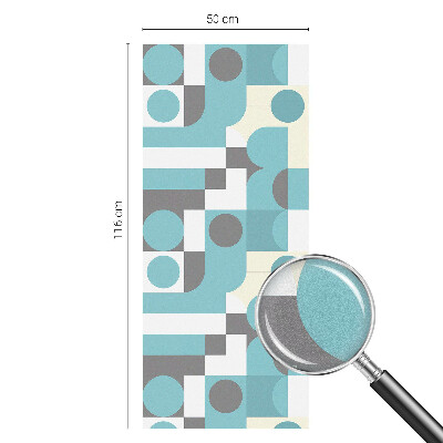 Geometriai minták Ablaküveg fólia belátásgátló