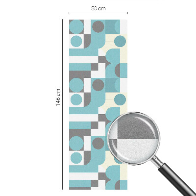 Geometriai minták Ablaküveg fólia belátásgátló