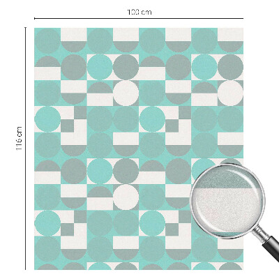 Geometriai alakzatok Belátásgátló fólia ablakra