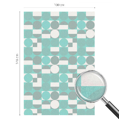 Geometriai alakzatok Belátásgátló fólia ablakra