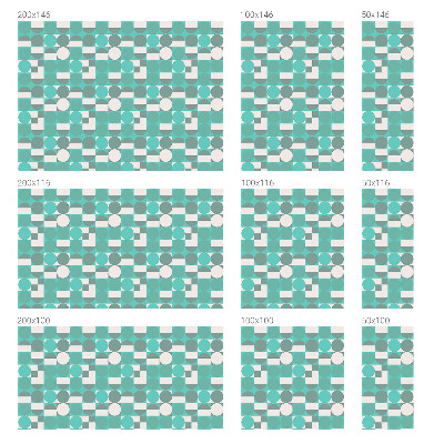 Geometriai alakzatok Belátásgátló fólia ablakra