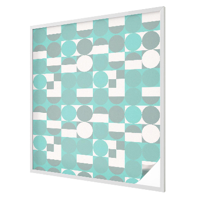 Geometriai alakzatok Belátásgátló fólia ablakra