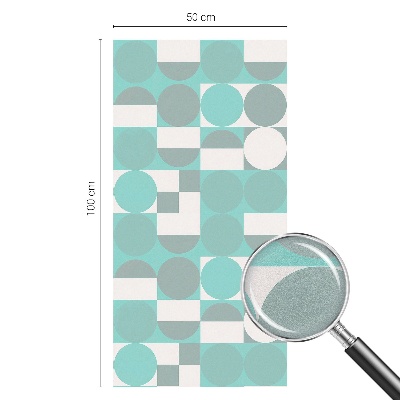 Geometriai alakzatok Belátásgátló fólia ablakra