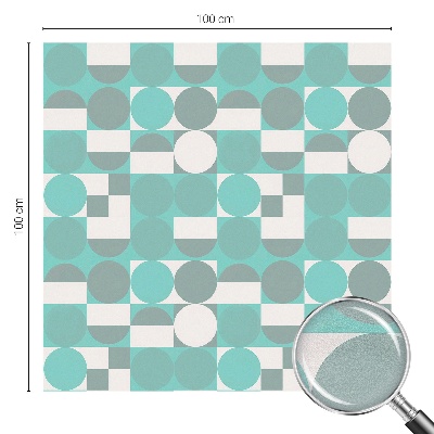 Geometriai alakzatok Belátásgátló fólia ablakra