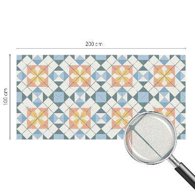 Színes szimmetria Ablaküveg fólia belátásgátló