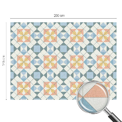 Színes szimmetria Ablaküveg fólia belátásgátló