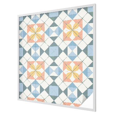 Színes szimmetria Ablaküveg fólia belátásgátló