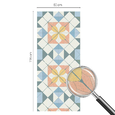 Színes szimmetria Ablaküveg fólia belátásgátló