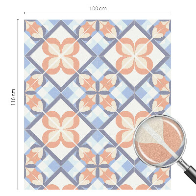 Virágminta Üvegfólia ablakra