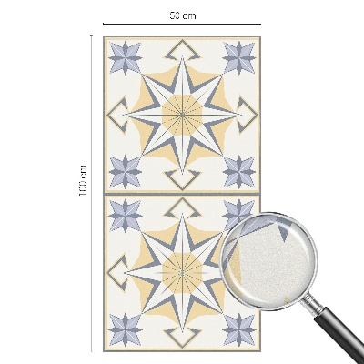 Geometriai csillagok Öntapadós ablakfólia ólomüveg mintával