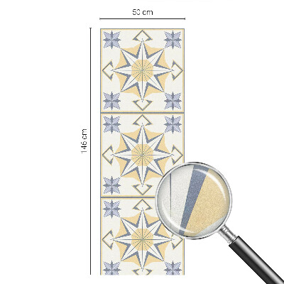 Geometriai csillagok Öntapadós ablakfólia ólomüveg mintával