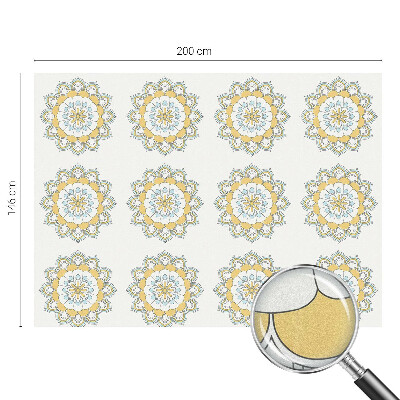 Színes mandalák Ablaküveg fólia belátásgátló