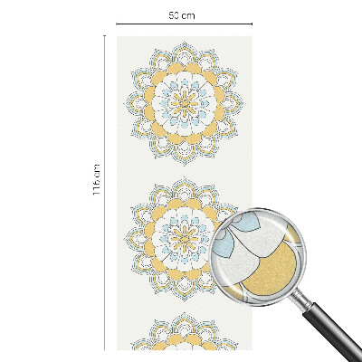 Színes mandalák Ablaküveg fólia belátásgátló