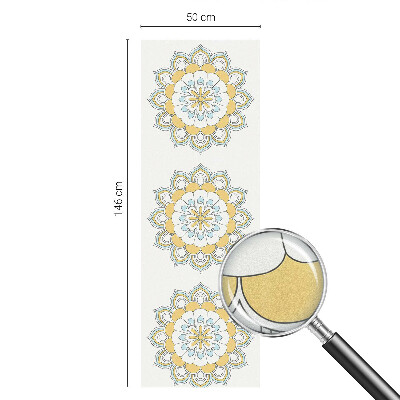 Színes mandalák Ablaküveg fólia belátásgátló