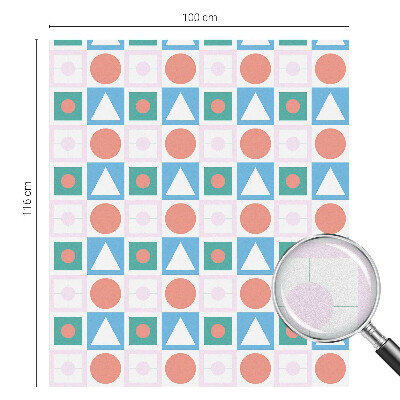Absztrakt minták Üvegfólia ablakra