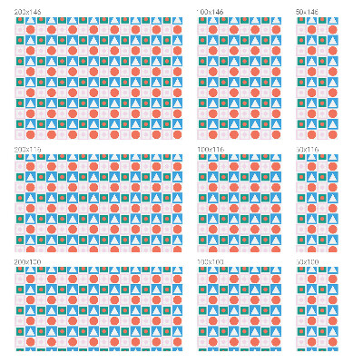 Absztrakt minták Üvegfólia ablakra