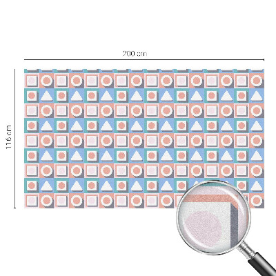 Geometriai minták Belátásgátló fólia ablakra