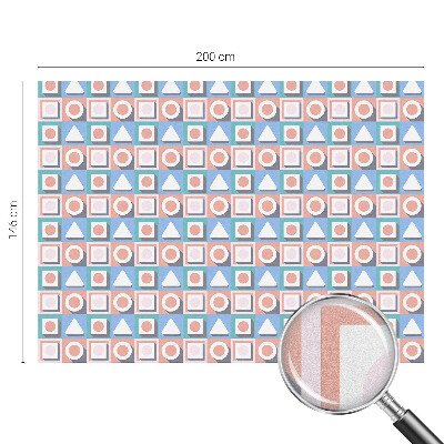 Geometriai minták Belátásgátló fólia ablakra