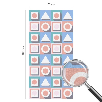 Geometriai minták Belátásgátló fólia ablakra