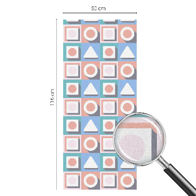 Geometriai minták Belátásgátló fólia ablakra