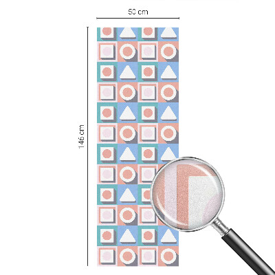 Geometriai minták Belátásgátló fólia ablakra