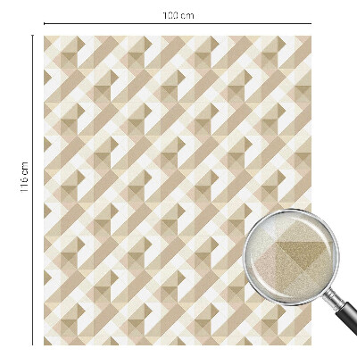 Háromszög alakú minták Üvegfólia ablakra