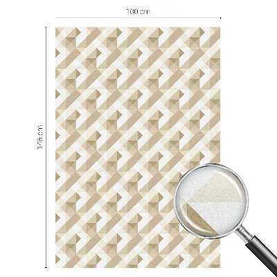 Háromszög alakú minták Üvegfólia ablakra