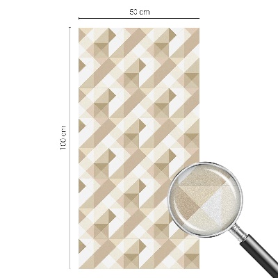 Háromszög alakú minták Üvegfólia ablakra