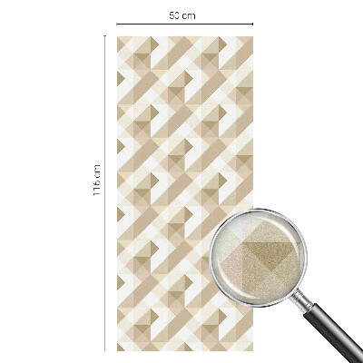 Háromszög alakú minták Üvegfólia ablakra