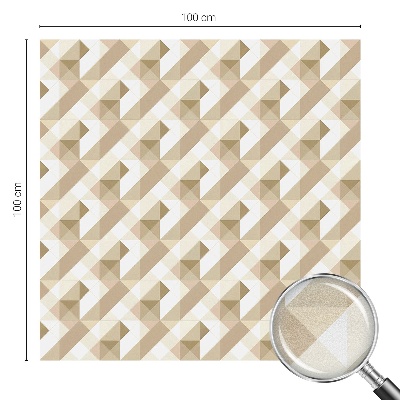 Háromszög alakú minták Üvegfólia ablakra