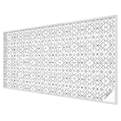 Geometriai minták Öntapadós üvegfólia vitrázs mintával