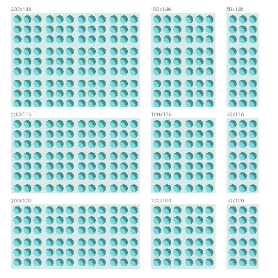 Modern kerekek Öntapadós ablakfólia ólomüveg mintával