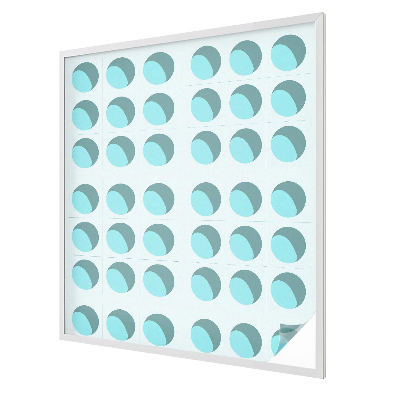 Modern kerekek Öntapadós ablakfólia ólomüveg mintával