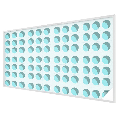 Modern kerekek Öntapadós ablakfólia ólomüveg mintával