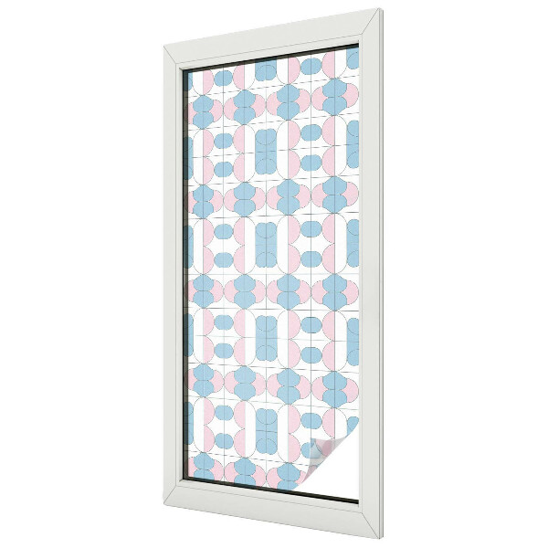 Pasztell minták Üvegfólia ablakra