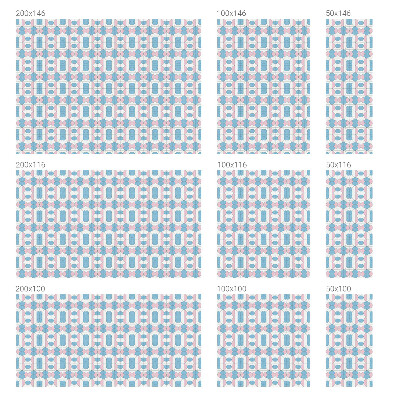 Pasztell minták Üvegfólia ablakra