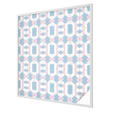 Pasztell minták Üvegfólia ablakra