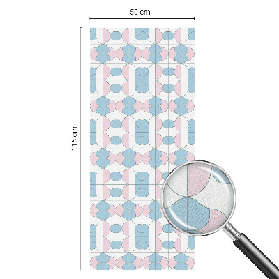 Pasztell minták Üvegfólia ablakra