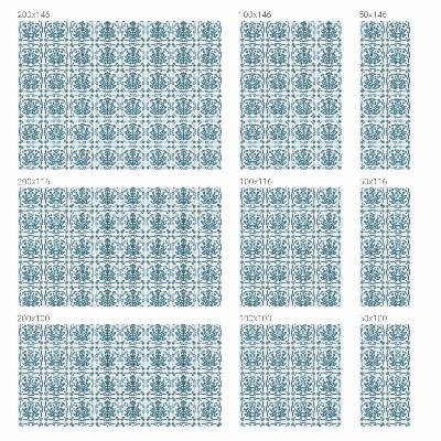 Virágminta Belátásgátló fólia ablakra