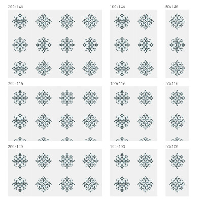 Klasszikus dísz Üvegfólia ablakra