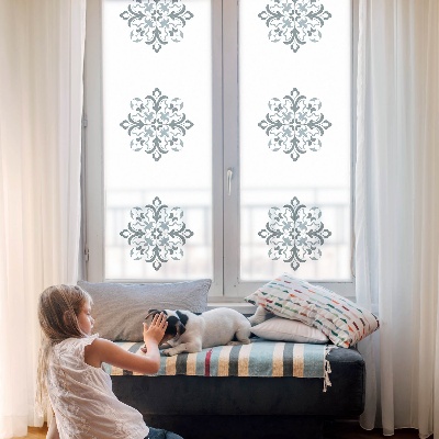 Klasszikus dísz Üvegfólia ablakra