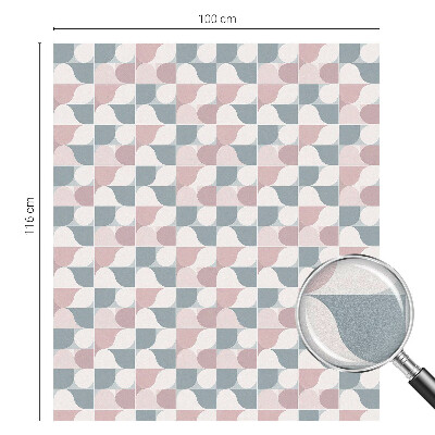 Pasztell minták Öntapadós üvegfólia vitrázs mintával