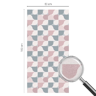 Pasztell minták Öntapadós üvegfólia vitrázs mintával