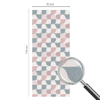 Pasztell minták Öntapadós üvegfólia vitrázs mintával