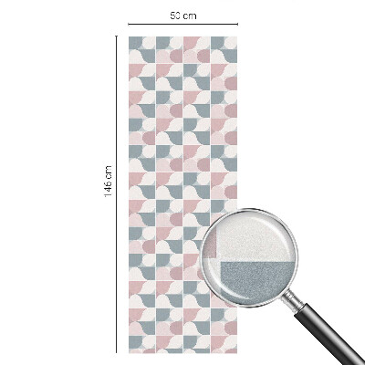 Pasztell minták Öntapadós üvegfólia vitrázs mintával