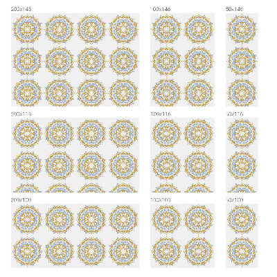 Bohém mandalák Ablaküveg fólia belátásgátló