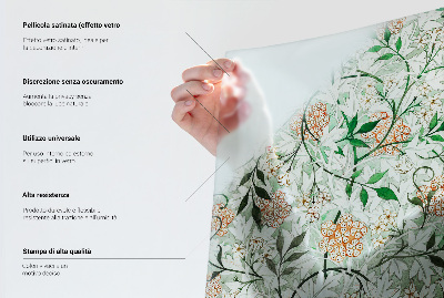 Virágos mandala Üvegfólia ablakra