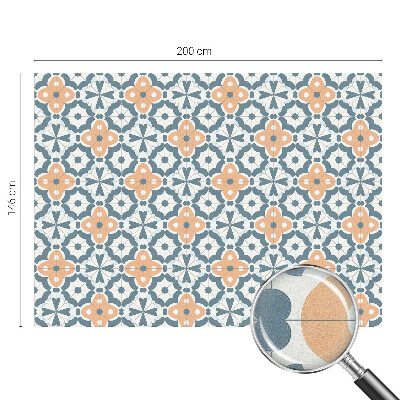 Mozaik virágok Öntapadós ablakfólia ólomüveg mintával