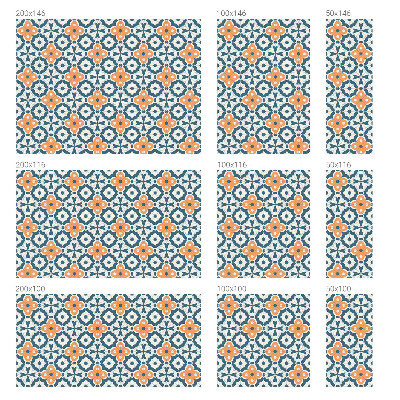 Mozaik virágok Öntapadós ablakfólia ólomüveg mintával