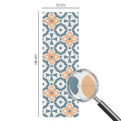 Mozaik virágok Öntapadós ablakfólia ólomüveg mintával